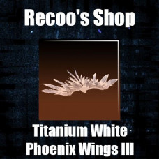 Phoenix Wings III | Titanium White