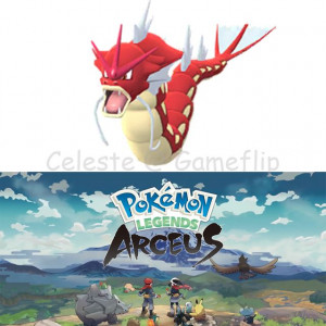 PLA Alpha Shiny Gyarados Max Effort Level