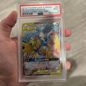 2018 Moltres, Zapdos, Articuno GX (PSA 9 Mint)
